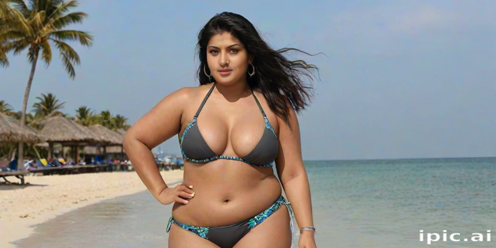 thick indian bikini