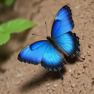 blue butterfly