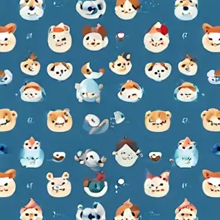 cute blue background
