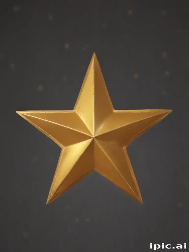 gold star sticker png