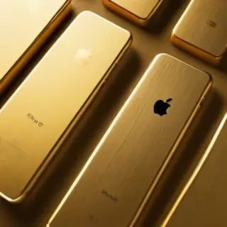 gold iphone wallpaper