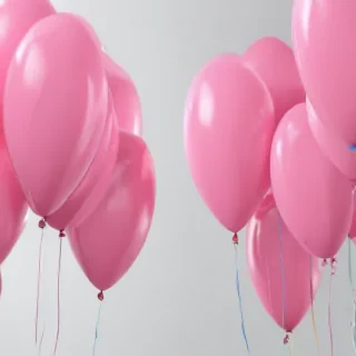 pink balloons png
