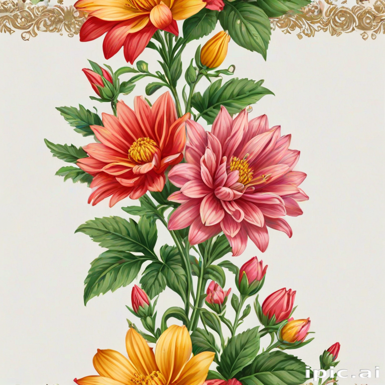 border flower png