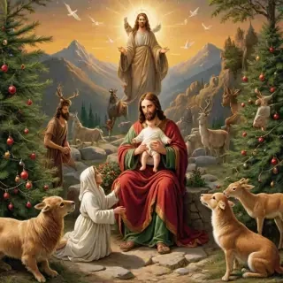 merry christmas jesus images