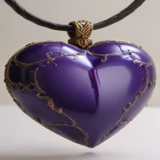 aesthetic purple heart