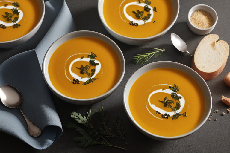 what goes well with butternut squash soup