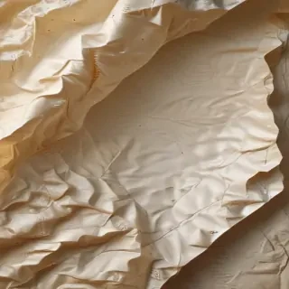 wrinkled paper overlay