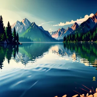 lake background