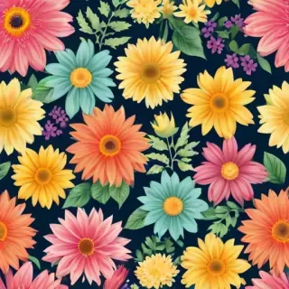 flowers clip art transparent background