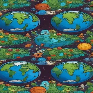 cartoon picture planet earth