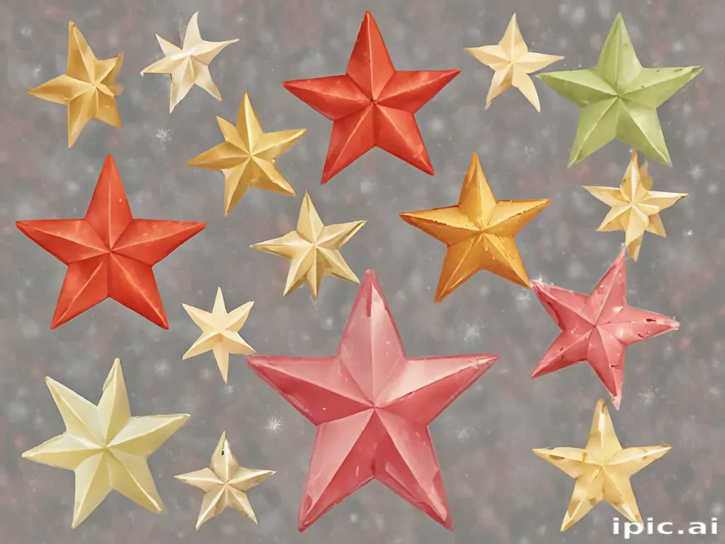 christmas stars clipart