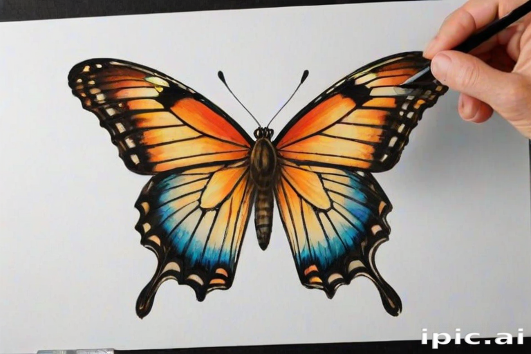 butterfly images to draw