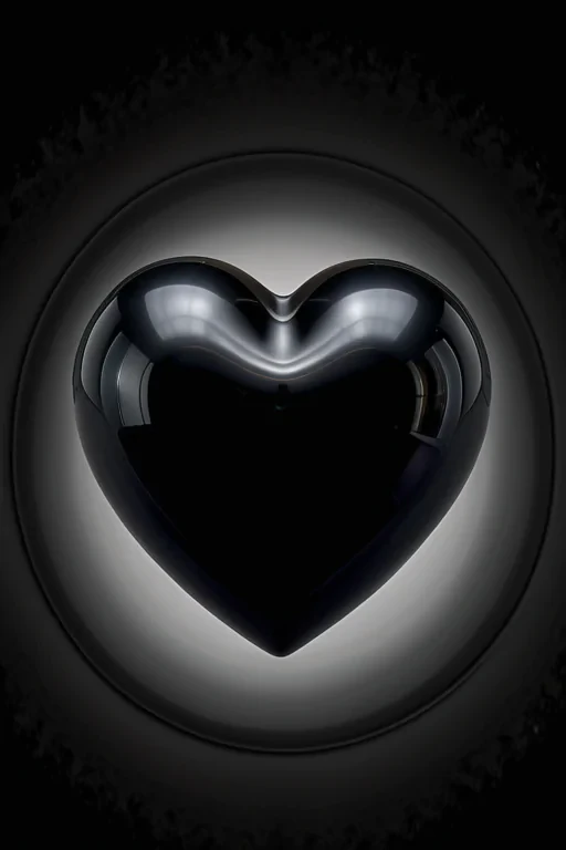 black heart photo