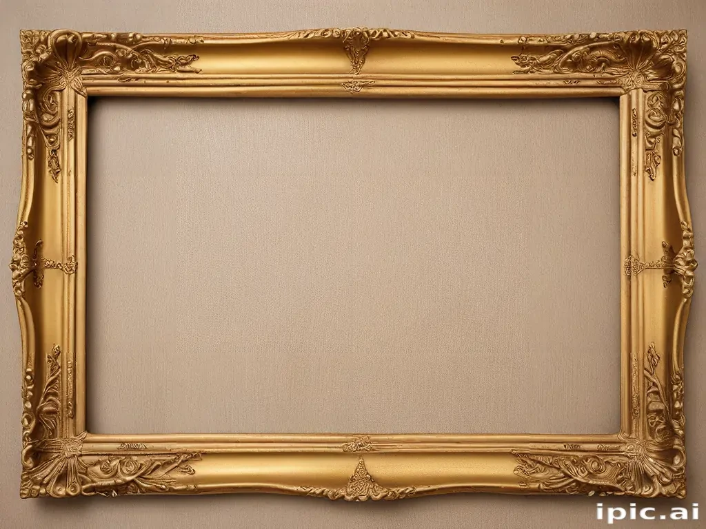 fancy gold frame