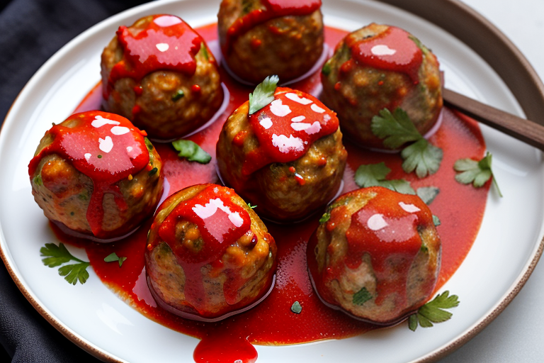 sweet and sour turkey meatballs