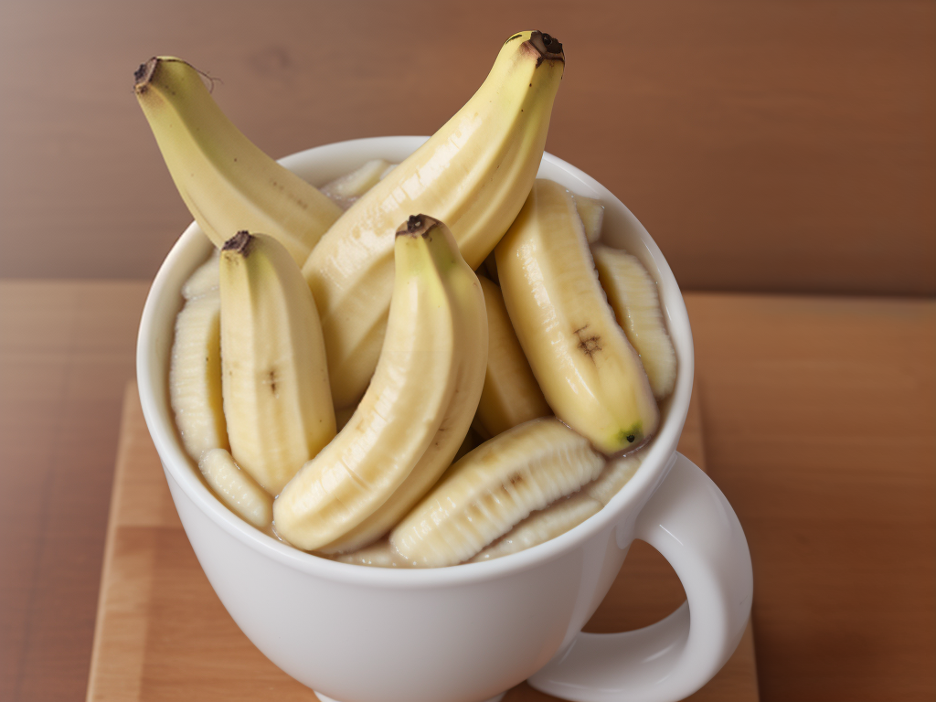how many mashed bananas in a cup