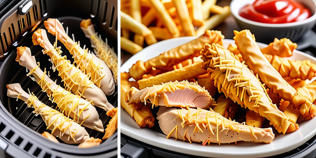 how long to cook frozen chicken fries in air fryer