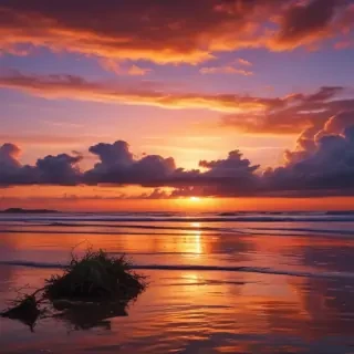 aesthetic sunset wallpaper