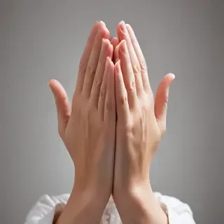 prayer hands transparent background