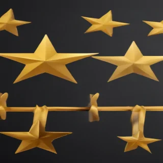 gold star sticker png