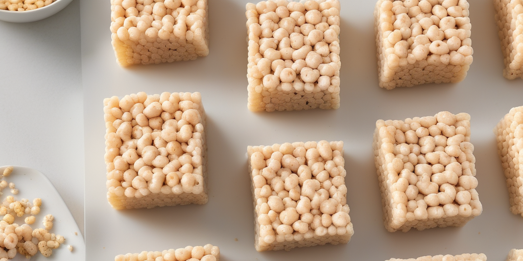 sheet of rice crispy treats