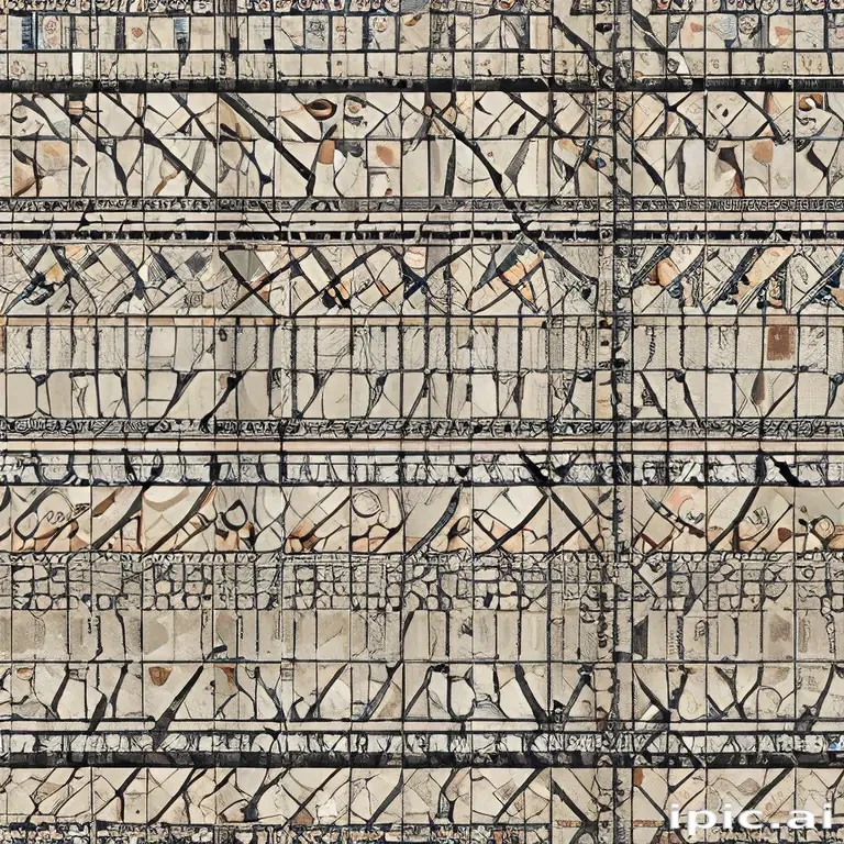 patterned line