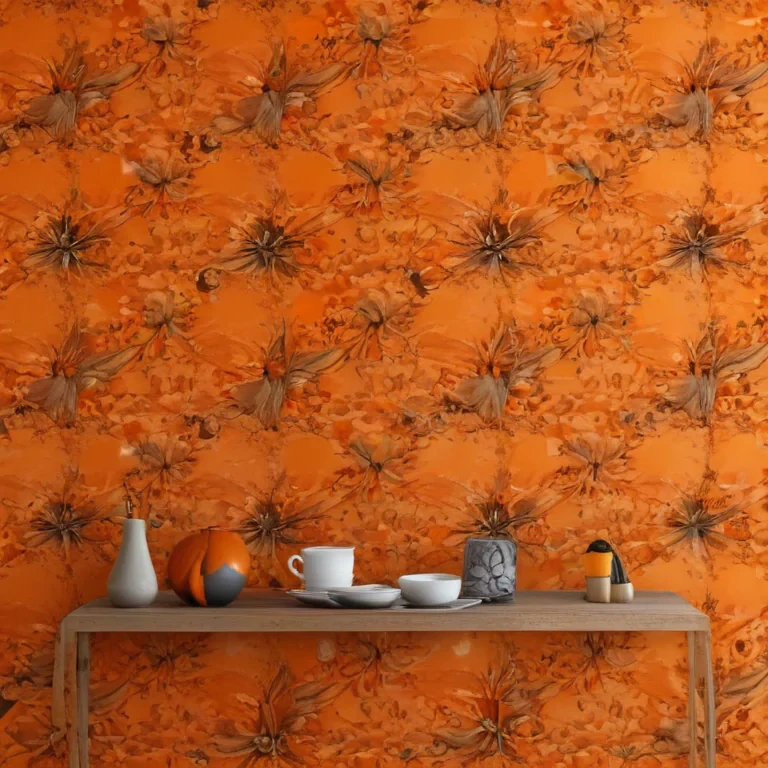 cute orange wallpaper