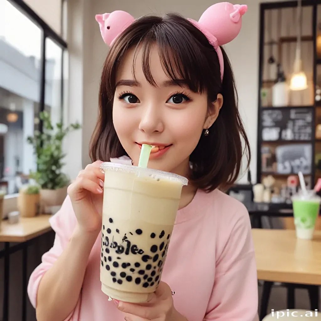 bubble tea cute