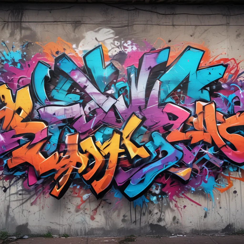 graffiti art background