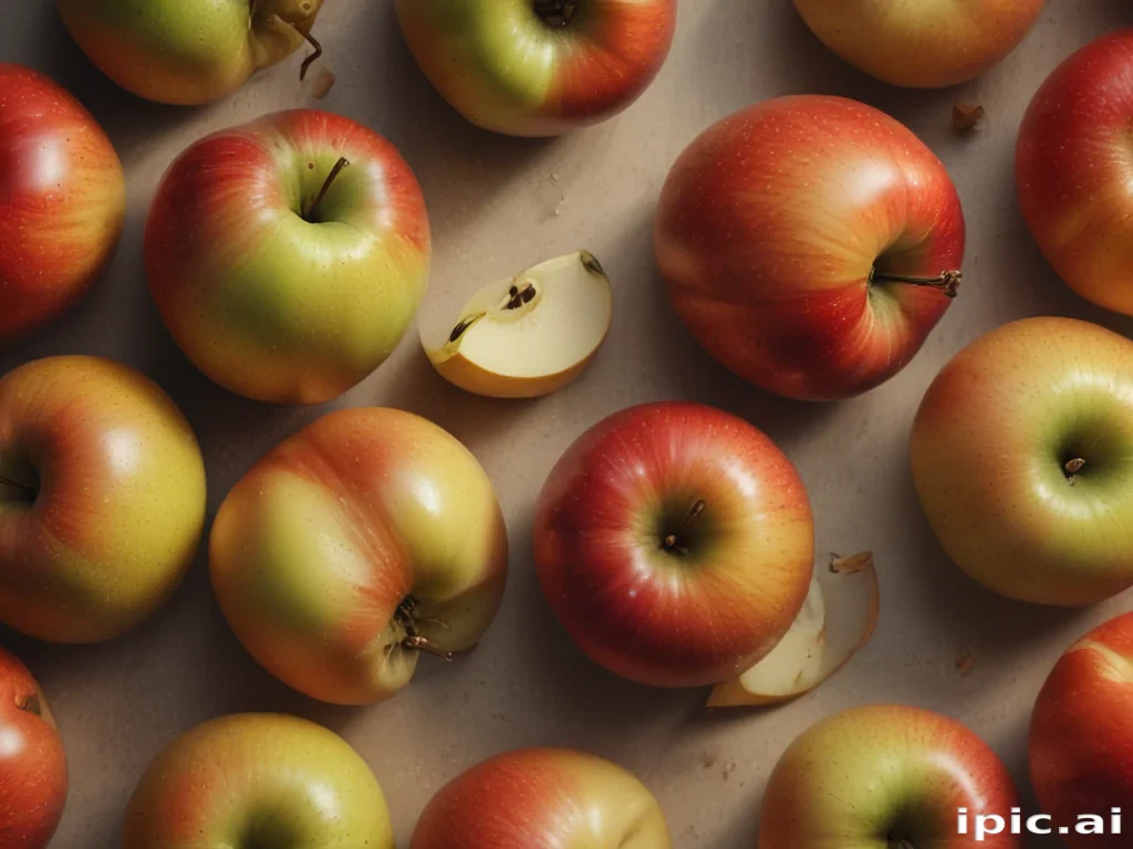 drawings of apples