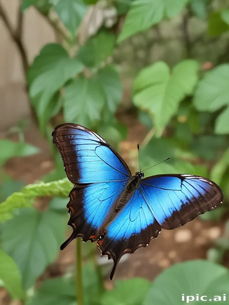blue morpho butterfly