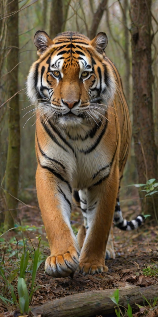 transparent tiger