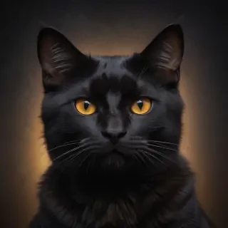 black cat png