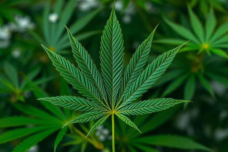 marijuana leaf transparent background