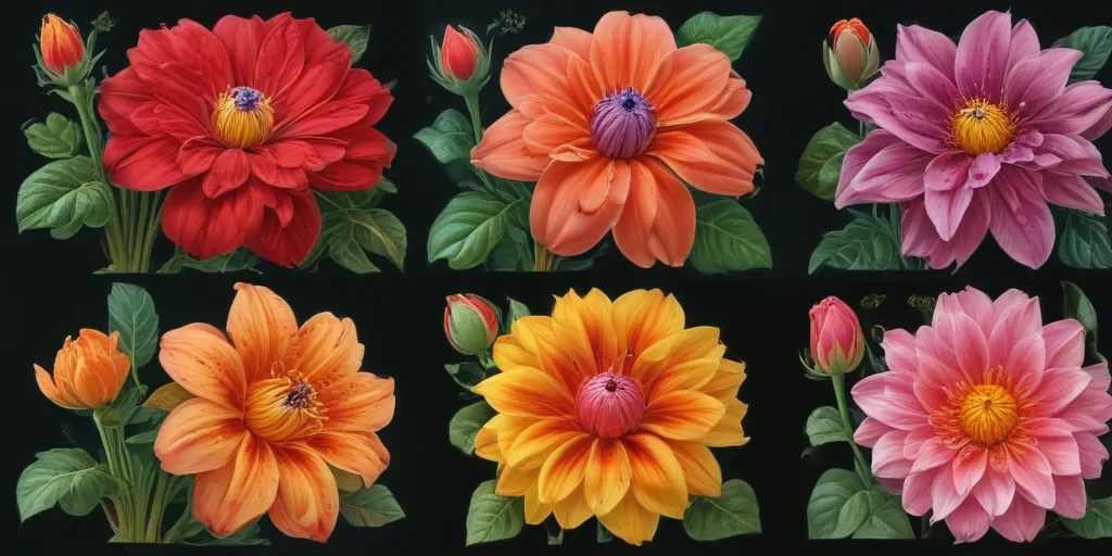 A Colorful Collection of Vibrant Flowers Showcasing Nature's Beauty and ...