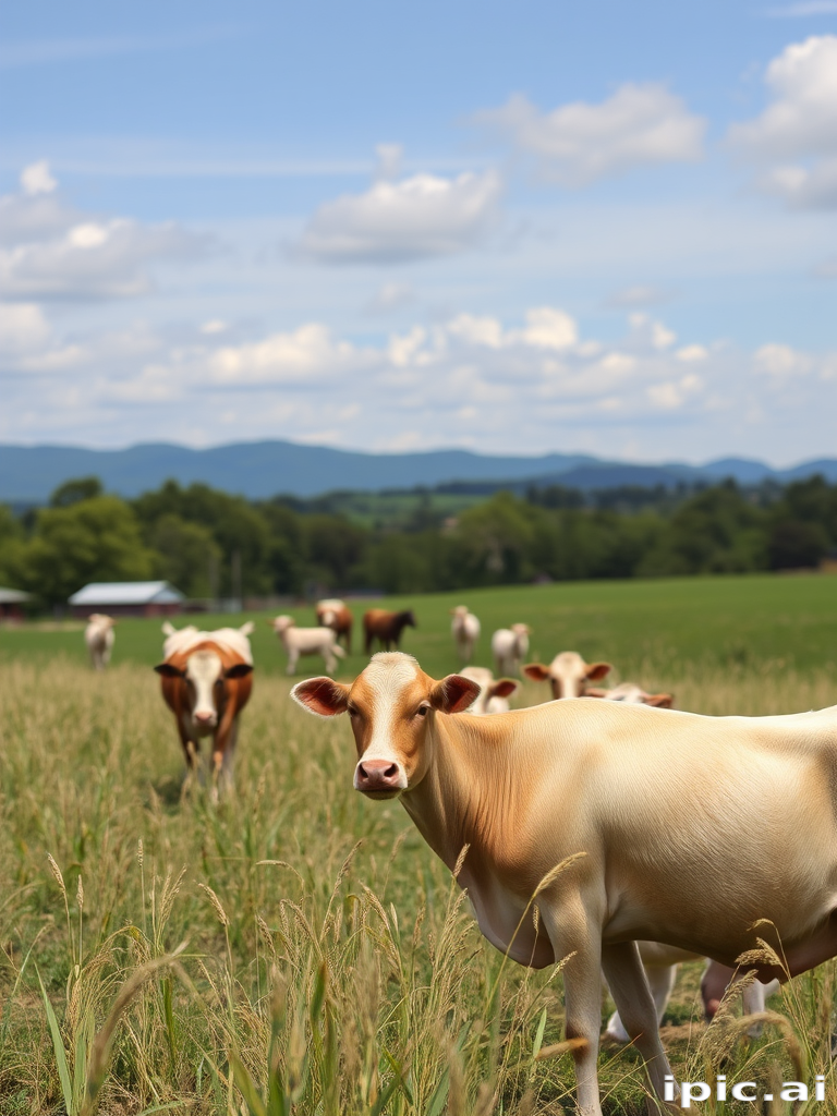 background of a farm