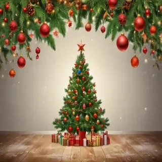 merry christmas clip art transparent background