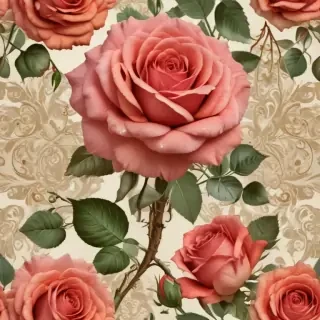 rose border png