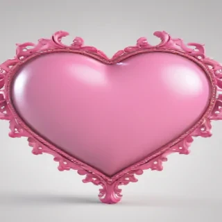 pink heart png