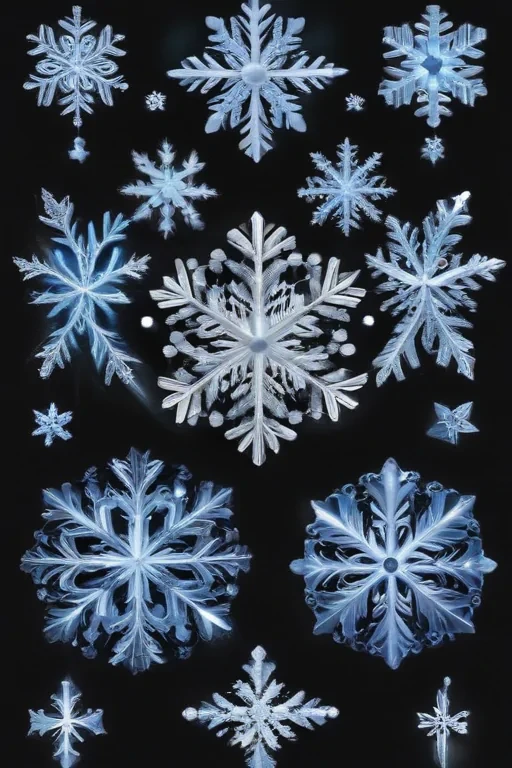 snowflake clipart free