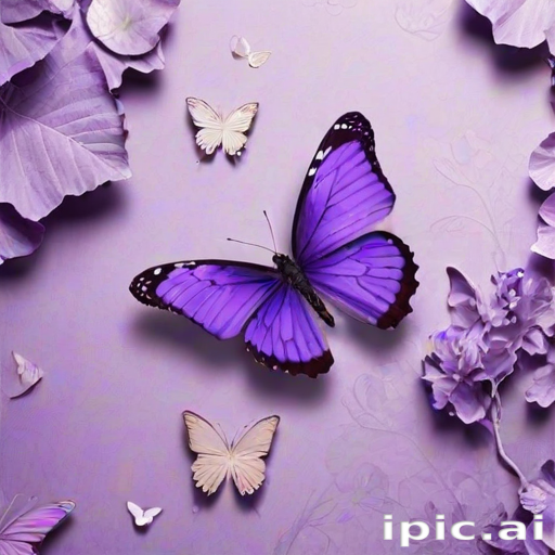 wallpaper purple butterfly