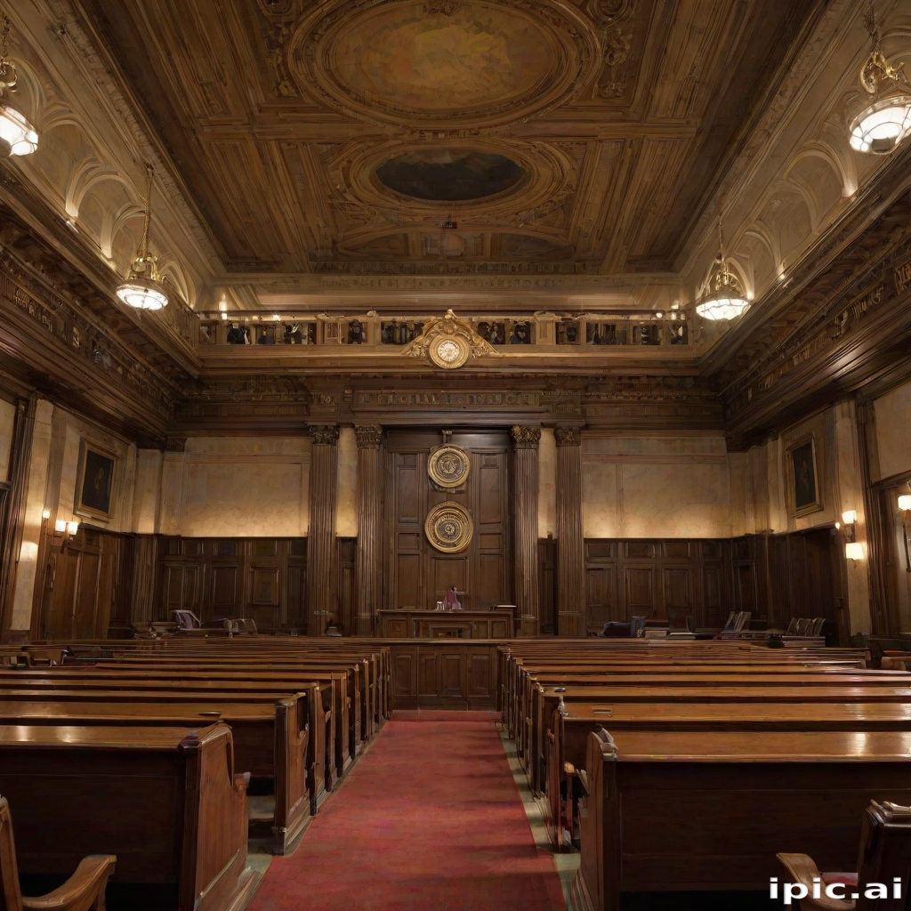 court room background