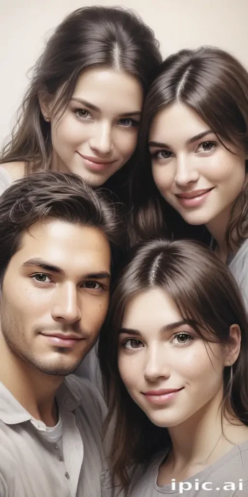 drawings of family