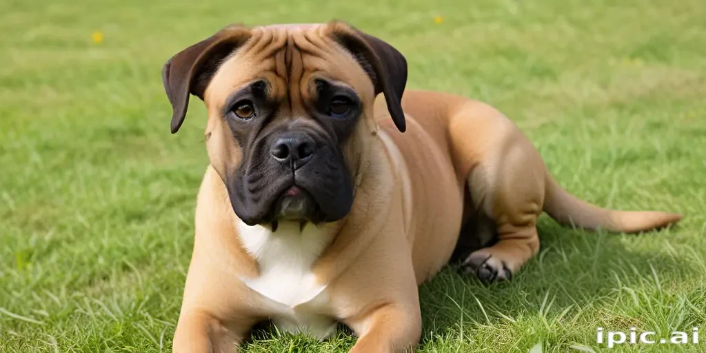 staffy bull bullmastiff