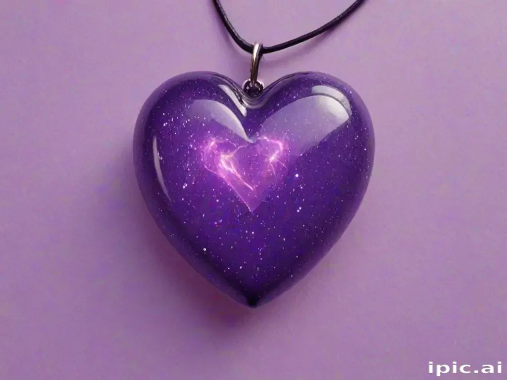 aesthetic purple heart
