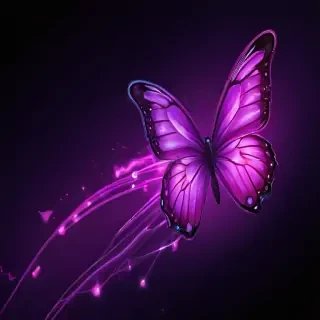 neon butterfly wallpaper