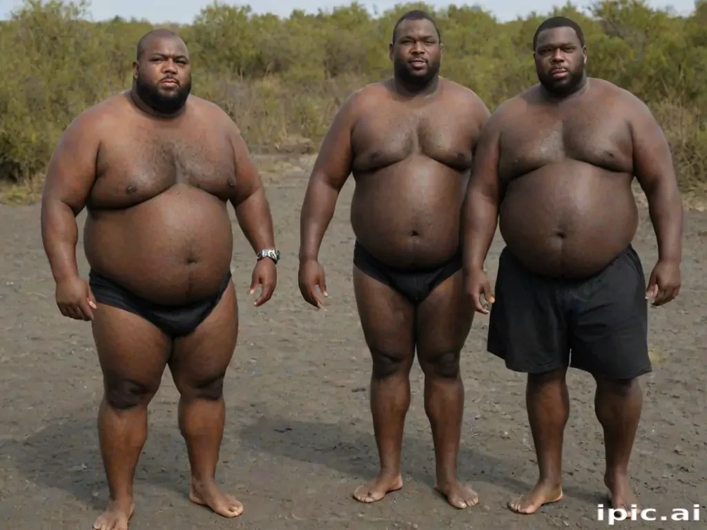 big black fat men
