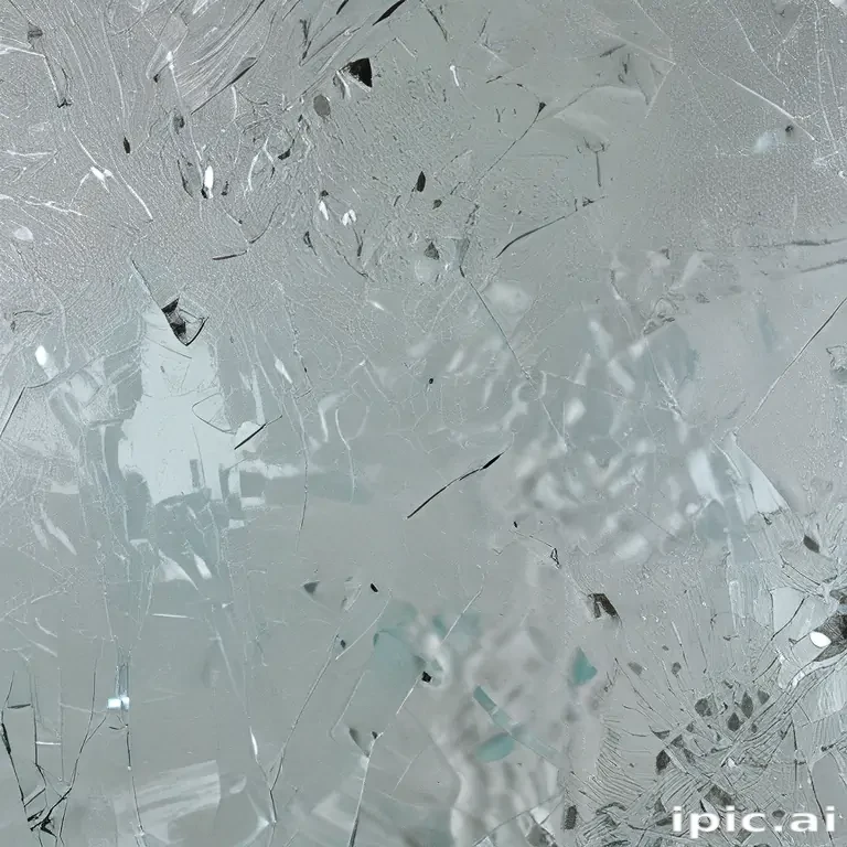 broken glass overlay
