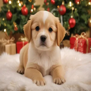 christmas puppy desktop backgrounds