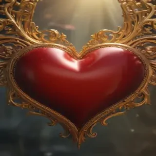 heart background aesthetic